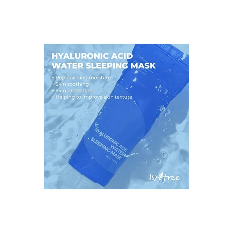 ISNTREE Mascarilla Facial de Noche Water Sleeping Mask Coreana 100