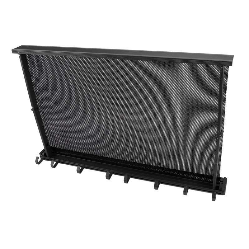 Balcony Clothes Drying Rack Wall Mounted with Mesh Surface Collapsible