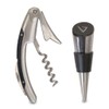 Vinturi Stainless Steel Waiters Corkscrew with Foil Cutter and Bottle