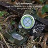 Portable Multifunctional Military Zinc Alloy Compass with Inclinometer for Camping