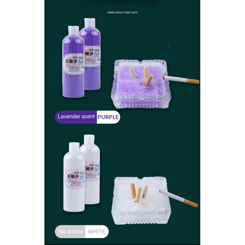 Magic Ashtray Sand,Smokeless Outdoor Ashtray with Ash Tray Sand -