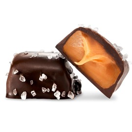 Abdallah Dark Chocolate Sea Salt Caramel Retreats Candy, 4.0 oz