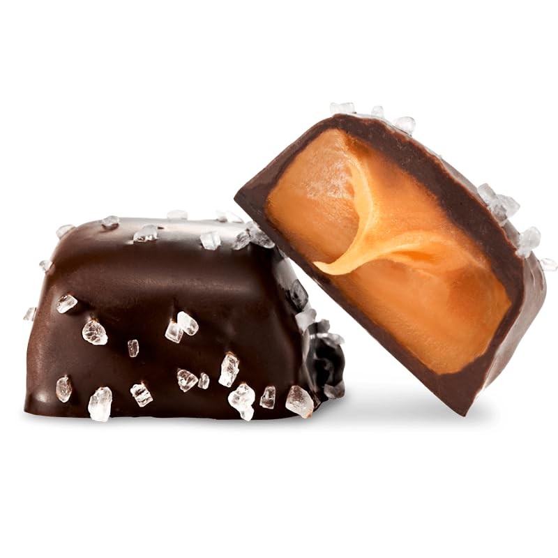 Abdallah Dark Chocolate Sea Salt Caramel Retreats Candy, 4.0 oz