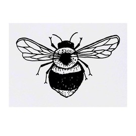 'Bumble Bee' Temporary Tattoo - Water Resistant, Skin-Safe, Non-Toxic Transfer (TO00018833)