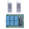 433mhz 12V 24V DC 6 Channel Wireless Remote Control Relay