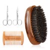 Beardilizer Beard Brush Kit, 100% Pure Boar Bristle Brush, Luxury