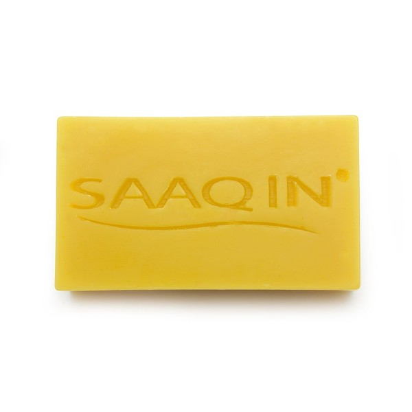SaaQin 5.5 oz Organic Rectangle Beeswax - Quadruple Filtered, Pure, All Natural, Yellow