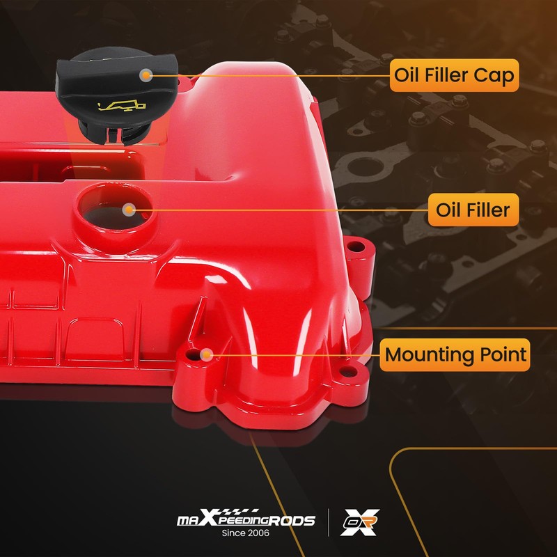 maXpeedingrods Upgraded Aluminum Engine Valve Cover for Ford Escape Focus