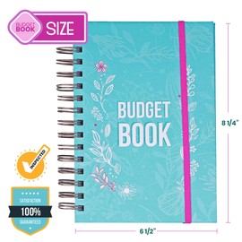 Budget Planner & Monthly Bill Organizer Book - (Non-Dated) Budget Book and Expense Tracker Notebook– Financial Planner Bundled with Cash Envelopes