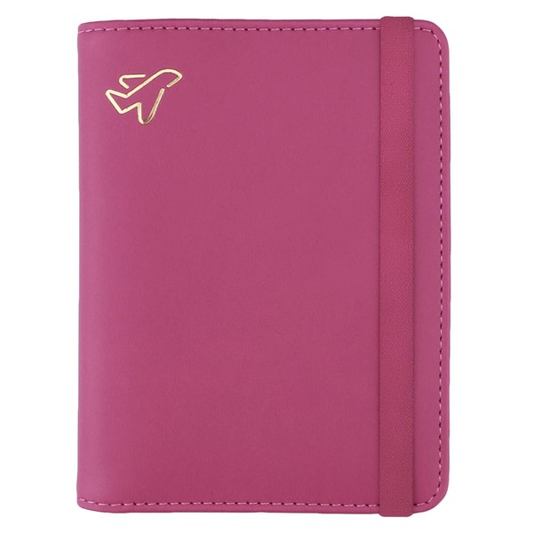 WALNEW Passport Holder Cover Wallet, RFID Blocking Leather Travel Document