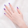Set of 24 Gradient Mauve's Beautiful Nuance Nail 3D Cute