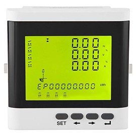 FTVOGUE Multi Function Three Phase Programmable Power Meter Electric Digital LED Ammeter Voltmeter,Electric Energy and Measuring Instruments