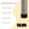Flyshop Metal Porch Gliders L Shaped Durable Thick Rubber Angle
