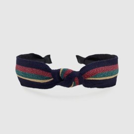 Lala 라라 트윙클 매듭 헤어밴드-네이비(LALAH202N) LALA Twinkle Knot Hairband - Navy (LALAH202N)