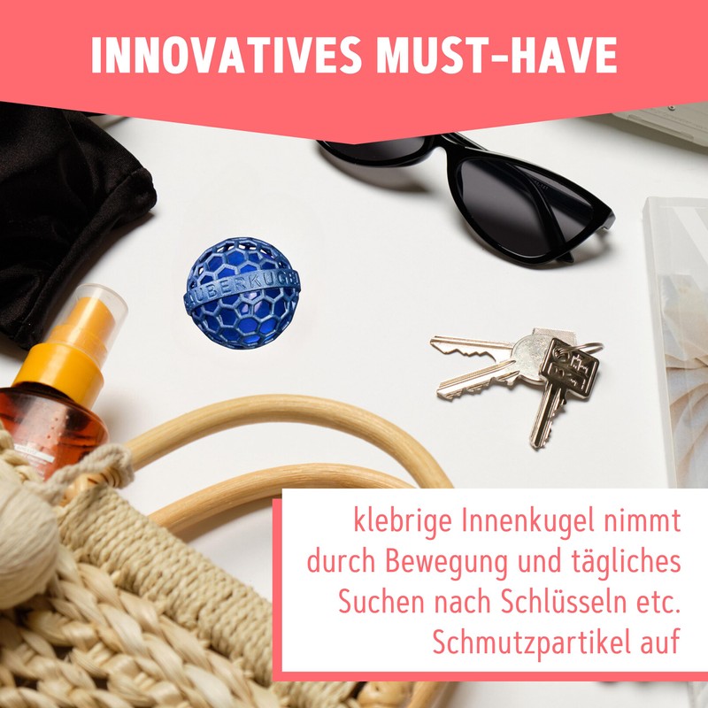 Sauberkugel - The clever way of cleaning bags, backpacks and