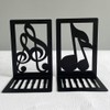 Metal Book Ends, 2 PCS Decorative Bookends Creative Heavy Duty
