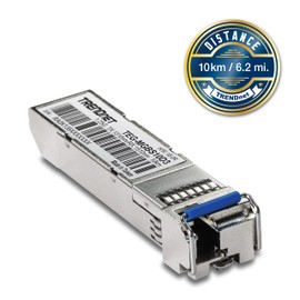 TRENDnet SFP to RJ45 Dual Wavelength Single-Mode LC Module, TEG-MGBS10D3, Must Pair with TEG-MGBS10D5 or a Compatible Module, Up to 10 km (6.2 Miles), Compatible with Standard SFP,(Renewed)