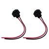 2Pcs Wire Pigtail Female C H11 Two-Beam Headlight Low Beam