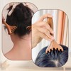 Antler Massage Comb 2 Pack, Portable Gua Sha Combs -