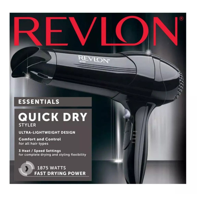 Revlon Combo Alaciadora Y Secadora Revlon Ceramica 1 1875w