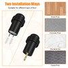 6 Pack Door Stoppers, Floor Door Stop 2.5 Inch Cylindrical