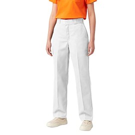 Dickies Women's Original 874 Work Pants, White, 6 RG
