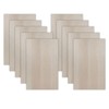 Balsa Wood 12x19 inches Sheets, 1/16th, 1/8th, 1/4th and 1/3rd
