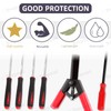 Swpeet 46Pcs Poly Rivet Gun Set, Multifunctional Rivet Removal Tool