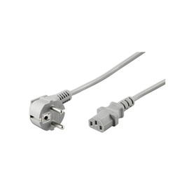 Power cable bulk R/A CEE 7/7 plug > IEC 320-C13 NK 101 G-200 2m GREY