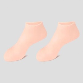 Preventative Hydrating Vinyl Foot Socks for Dry Cracked Heels Comfortable 3ea