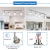 MELUCEE Pack of 4 H Track Lighting Fixtures for Accent