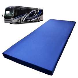 Foamma 3” x 28” x 75” Water Resistant Gel Memory Foam RV Bunk Mattress, Firm High Density Foam Base, Comfortable and Durable Polyester Cover, Truck, Camper, Travel Trailer, Made in USA!