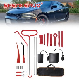 SHENKENUO For Dodge Charger 23Pcs Emergency Car Unlock Tool Kit Repair Lock Out Set
