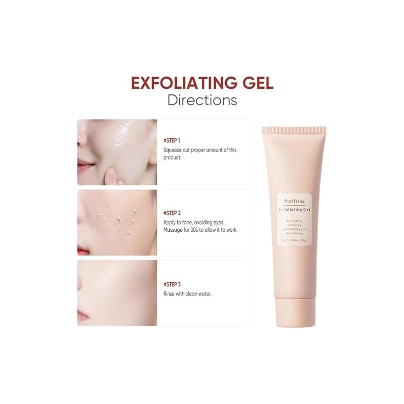 Exfoliante Corporal Facial Purificante, Limpiador de Suciedad y Aceites (3PCS)
