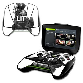 MightySkins Skin Compatible with NVIDIA Shield Portable – Lit | Protective, Durable, and Unique Vinyl Decal wrap Cover | Easy to Apply, Remove, and Change Styles | Made in The USA