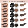 Eyebrow Stamp Stencil Kit - for Waterproof Eyebrows Makeup, Eyebrow