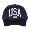 USA1 Trucker Hat with American Flag – Adjustable Mesh Back