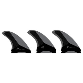 Firewire Endorfins Velox 3-Fin Set - Medium Carbon Fiber Surfboard Fins for Speed, Control & Stability - Futures Compatible