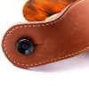 Guitar Accessories Thick Genuine Leather Electric Bass Guitar Strap Adjustable