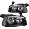 SOCKIR 4Pcs Headlight Assembly Compatible with 2006-2010 Dodge Charger Headlight