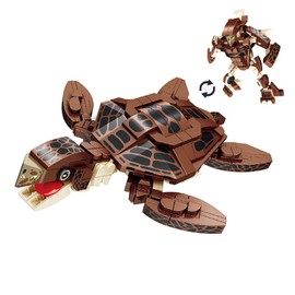 Neomoner Ocean Animal Building Blocks, Deep Sea Creatures Building Toy Set for Kids Boy Girl Crab(242PCS)