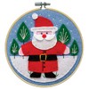 Design Works Crafts Felt Applique Kit, Santa