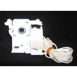 Delta Blinds Supply 2" High Profile Pre-Corded Tilter small punch - White