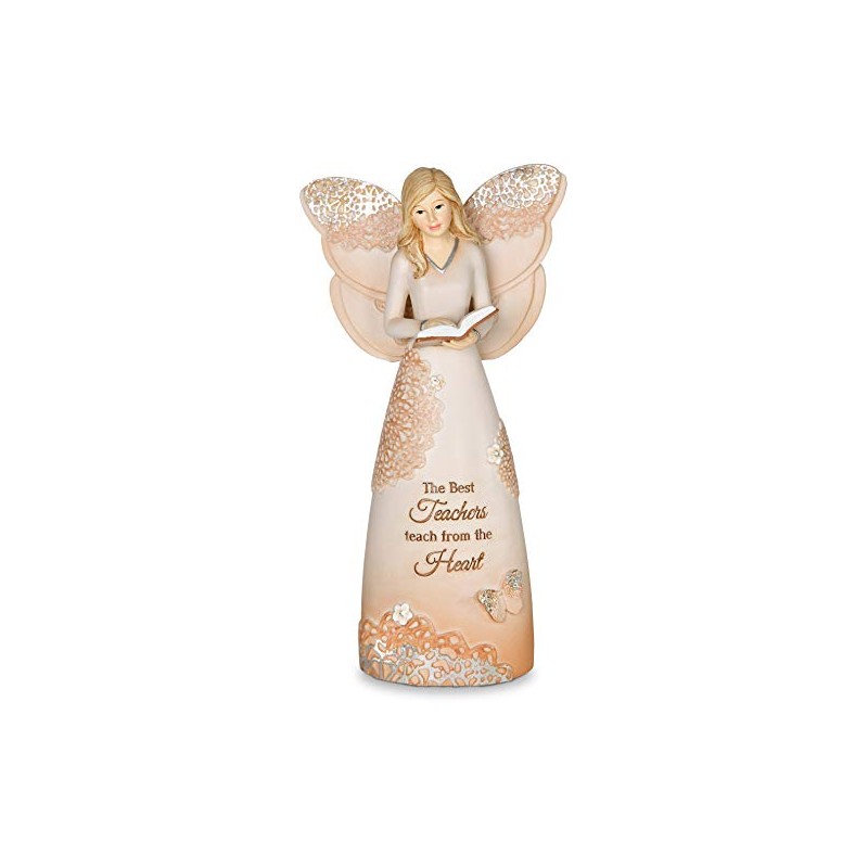 Light Your Way 19084 Teacher Angel Figurine, 6-Inch
