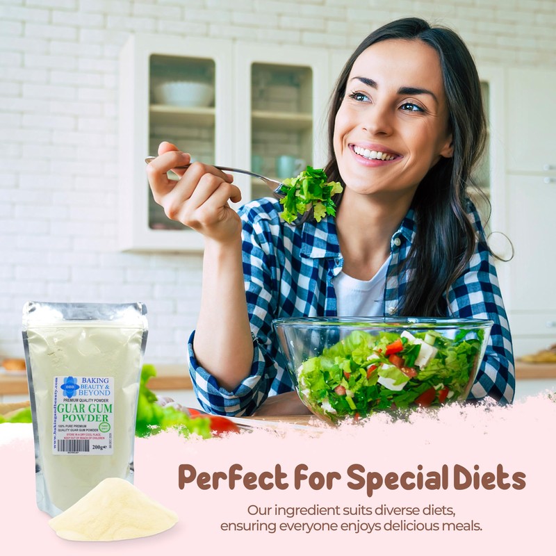 Baking Beauty and Beyond Premium Quality Guar Gum Powder -