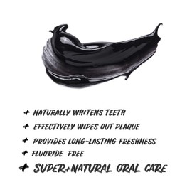 Ecodenta Activated Carbon Toothpaste White Teeth Without Fluoride 4 Pack I Black Charcoal Toothpaste Teeth Whitening I Black Activated Charcoal Teeth Whitening Toothpaste Orange Flavour 4 x 100 ml