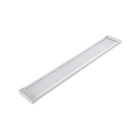 Raycharm RV Enclosed Trailer Interior LED Light Fixture 33.9" x 4.9" Surface Mount, 6000K Cool-White Even Diffused Beam, High Light-Output Low Ampere Draw, 12V/24V DC, On/Off Touch Switch, 1-Pack