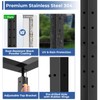 Gyykzz T-drilled Corner Cable Railing Post 36" (Post 35"x2"x2"), Three