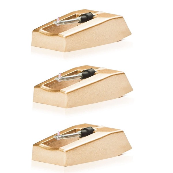3-Pack - Record Player Needle w/Diamond Tip - Treat Your