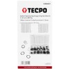 TECPO Outer Seeger Rings Circlips Slot Rings Assortment 300 Pieces